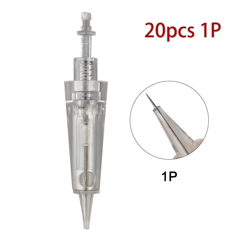 Беспроводная ручка для татуировки Беспроводная машина для макияжа Перманентный макияж для бровей Тату-пистолет косметические инструменты для бровей принадлежности для татуировки - Цвет: 20pcs 1P Needles
