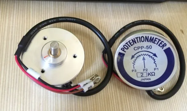 

original Precision potentiometer HCP-50 10K 360 poleless sensor degree rotation high life long switch