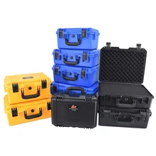 Защита безопасности приборная коробка водостойкая Противоударная коробка мульти-функция Toolbox Ударопрочный пластиковый Toolbox w пены логотип