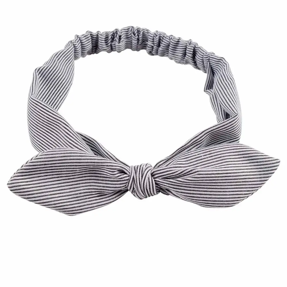 High-Quality-Cotton-Striped-Headband-For-Women-Lady-Knotted-Bow-Rabbit-Ear-Stretch-Hair-Accessories (6)