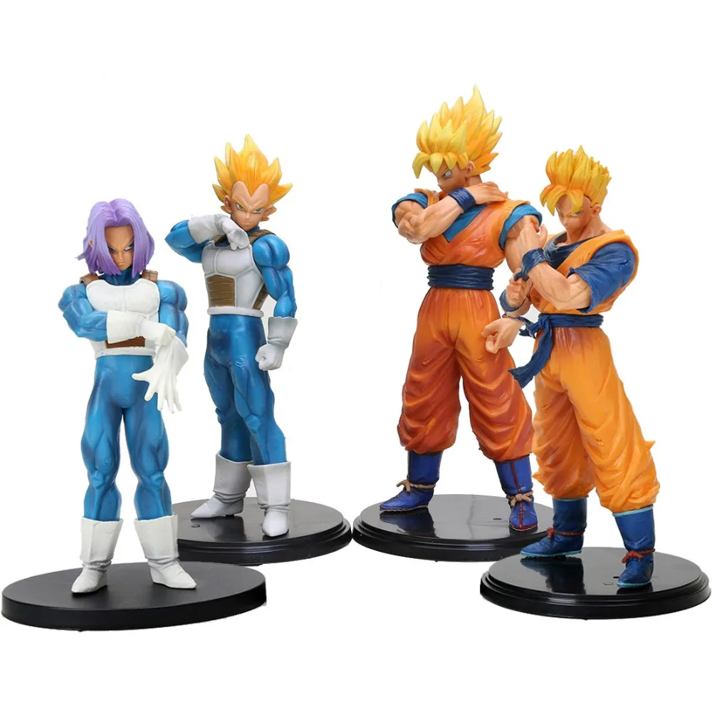 

2pcs/set 18cm Dragon Ball Z Action Figure Resolution of Soldiers VOL 2 Son Gokou Vegeta Figure ROS DBZ Action Figuras Model