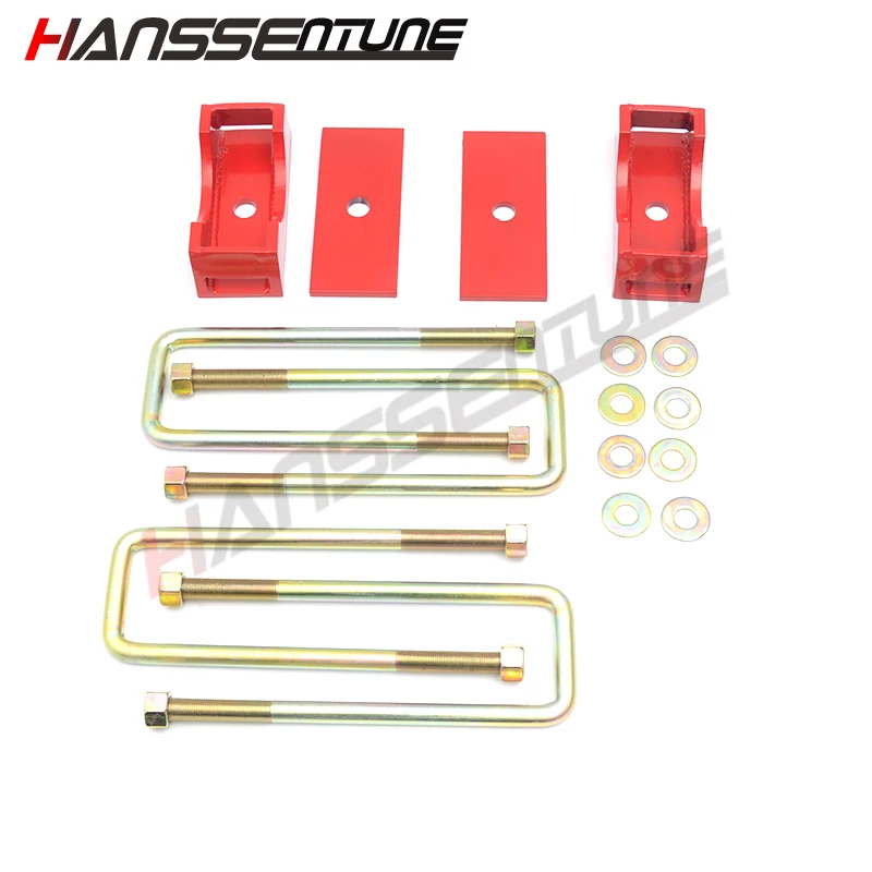 HANSSENTUNE 4x4 Accesorios 2" Rear Lowering Billet Blocks Kit for Hilux Vigo 2004