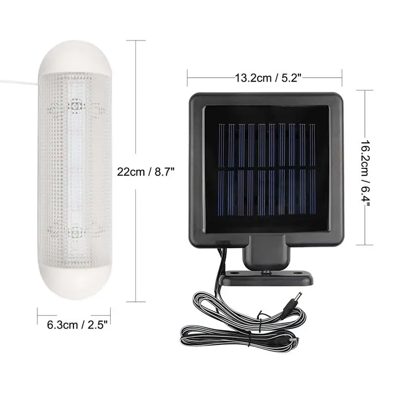 

SOLLED Split Type 5 LED Solar Light, Pack of 2 Solar Powered Night Lamp, Outdoor Garden Lights For Home Corridor Stairs