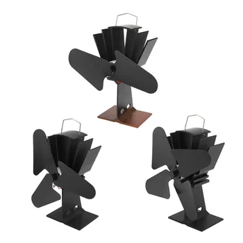 

3 Types Eco-friendly Fireplace Heat Fan Heat Powered Wood Thermoelectric Stove Fan