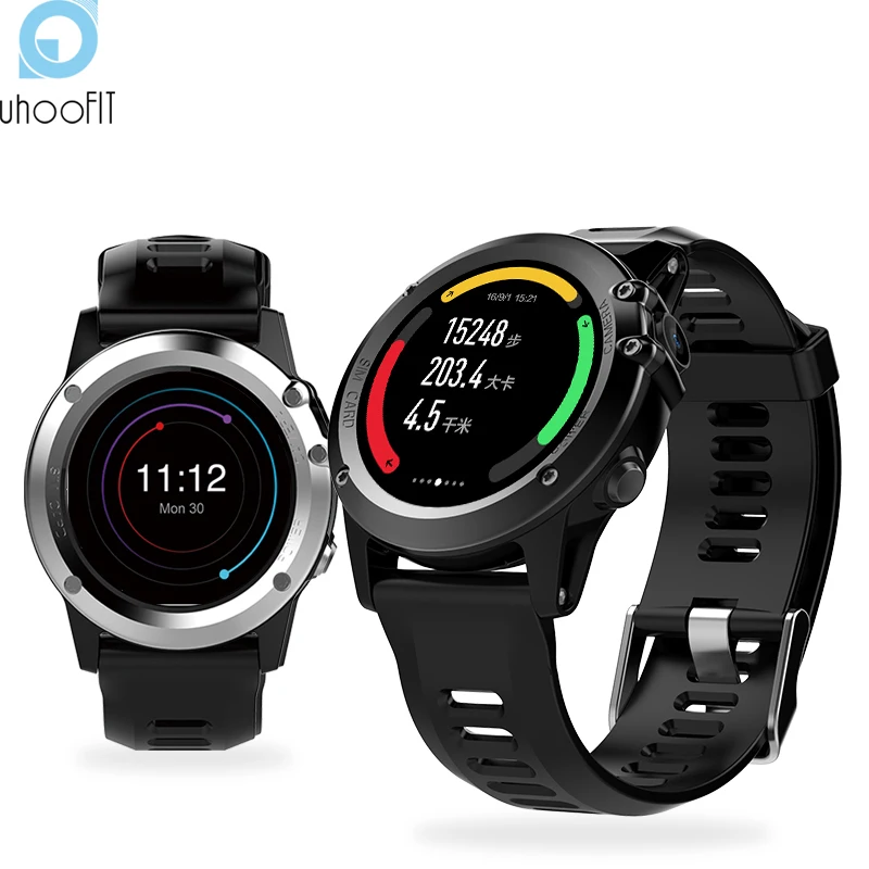 Uhoofit H1 Bluetooth Android Smart Watch Sport Водонепроницаемый высота термометр Монитор сердечного