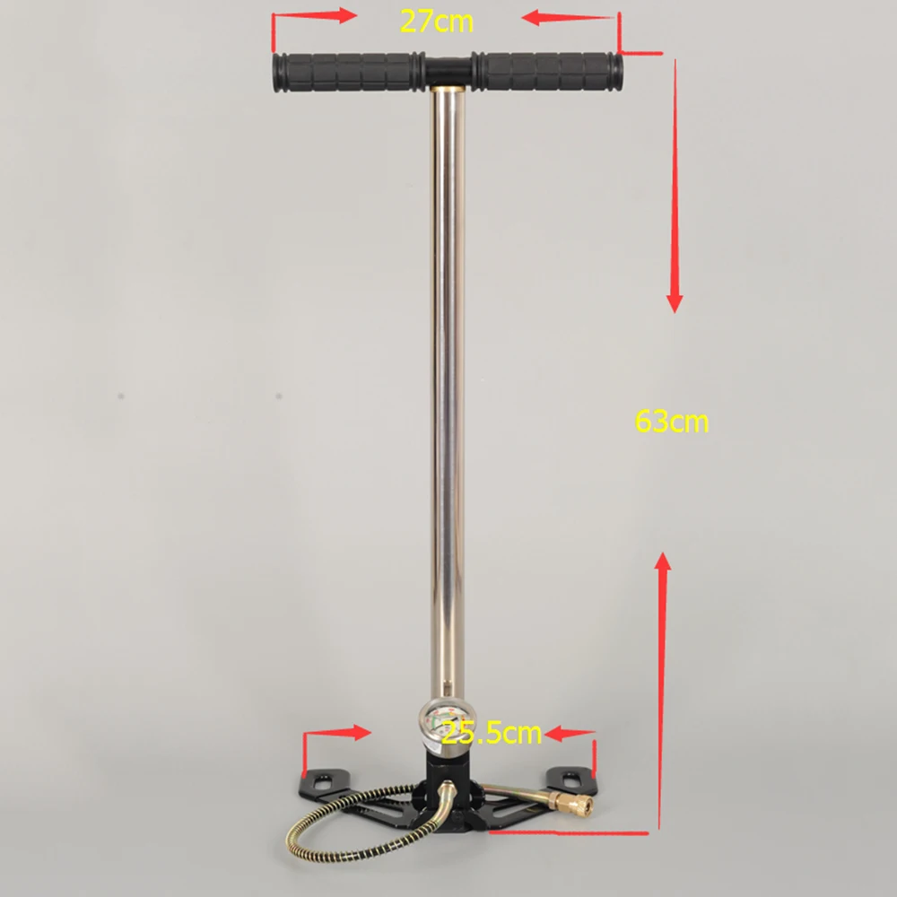 300bar 30mpa 4500psi 3 этап Охота PCP Насос Мини Ручной пневматический пистолет Car/мотоцикл/велосипед надувной, высокой Давление компрессор