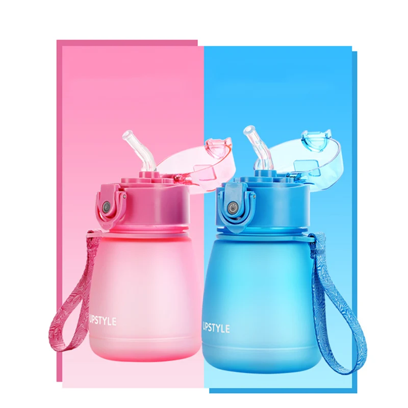 QuickDone-300ML-BPA-Free-Children-Kids-Portable-Water-Bottle-with-Straw-Leak-Proof-Scrub-Plastic-Sports-Handgrip-Water-Bottle-KC1609 (14)