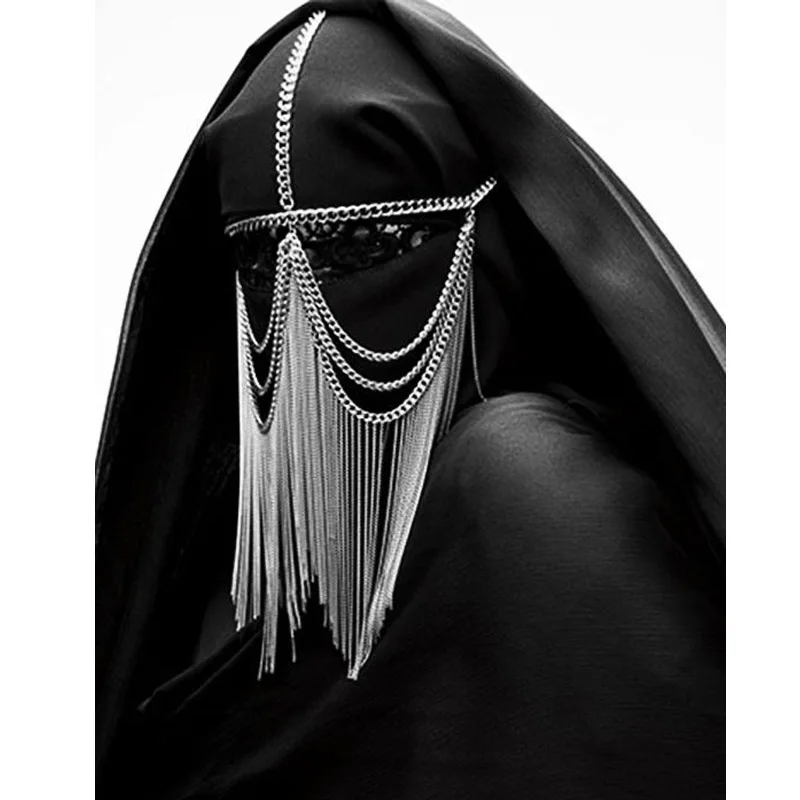 

3 Color Women Head Chain Halloween Masquerade Headwear Jewelry Punk Style Head Chain Jewelry Alloy Headwear Jewellery For Women