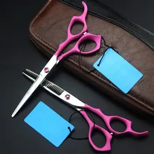6,0 дюймов ножницы tijeras de peluqueria Профессиональные Парикмахерские Ножницы Набор для резки и истончение Парикмахерские ножницы для стрижки волос салонные инструменты