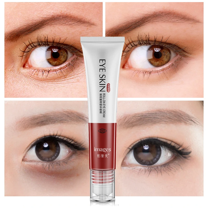

Images Anti Aging Roll Eye Cream Remove Wrinkle Dark Circles Puffiness Pearl Eye Essence Moisturizing Ageless Skin Care