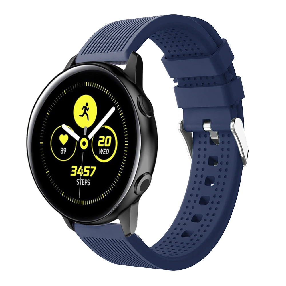 Спорт Силиконовый ремешок для samsung Galaxy watch active ремешок для samsung Galaxy 42 мм/Шестерни S2 smart watch замена Браслет