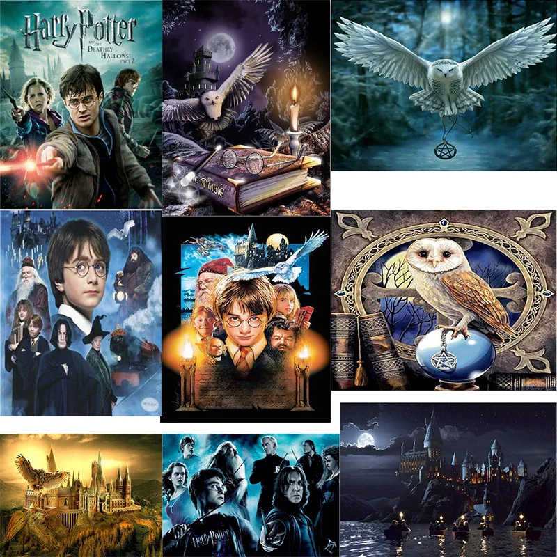 

Harry Potter Photo 5D Diy Diamond Painting Photo Mosaic Drill Resin Full Embroidery Needlework 3D Cross Stitch Kits Home Decor
