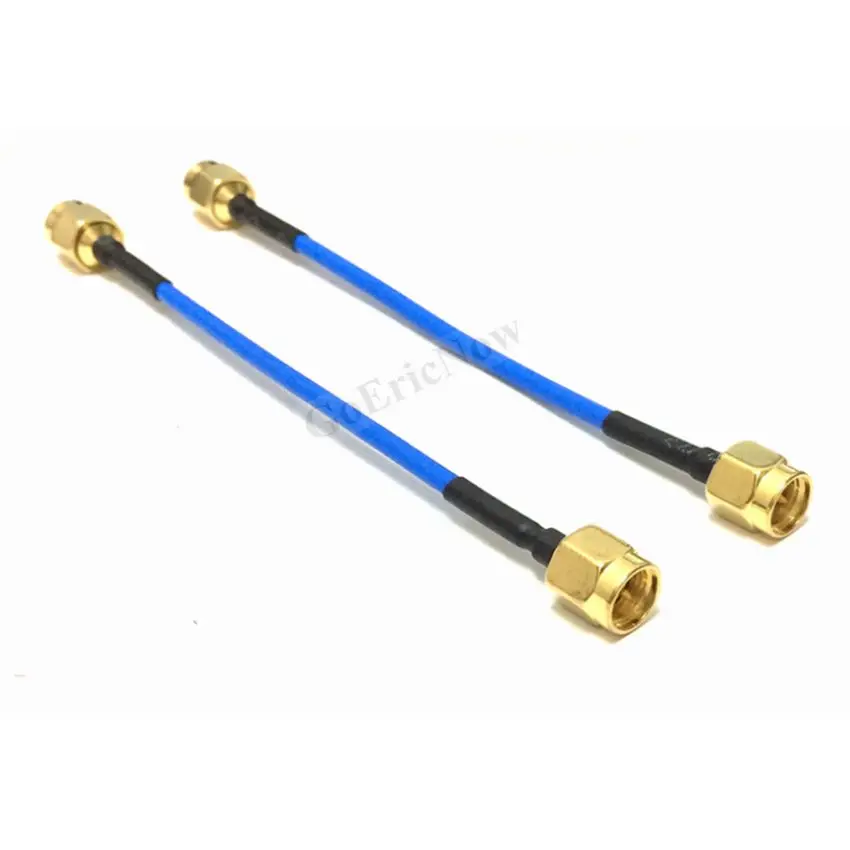 

10 pcs High Frequency RF Coaxial cable 50ohm SMA Male to SMA Male for RG405 Cable (0.1m)