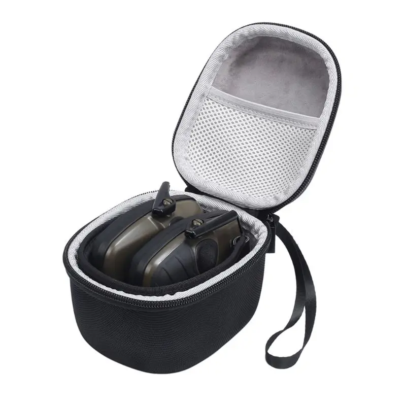 

Storage Bag Carrying Box Case Organizer Cover Pouch Shell Waterproof Shockproof Travel for Howard Leight Earmuff Genesis Sharp-S