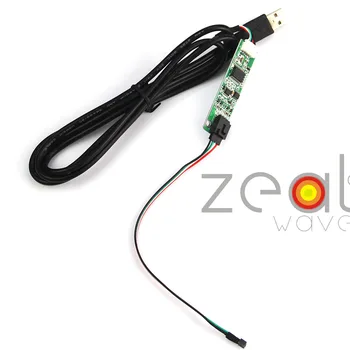 

5PCS x Small 4 Wire Resistive USB Touch Screen Panel Micros Controller Port