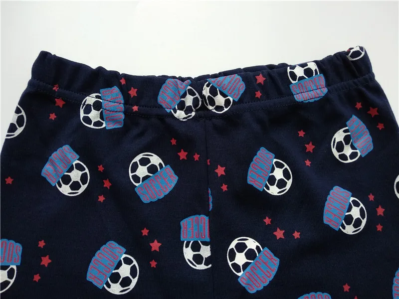 1 комплект, 8R-97 Футбол Детские пижамные комплекты для мальчиков пижама с длинными рукавами для От 3 до 8 лет