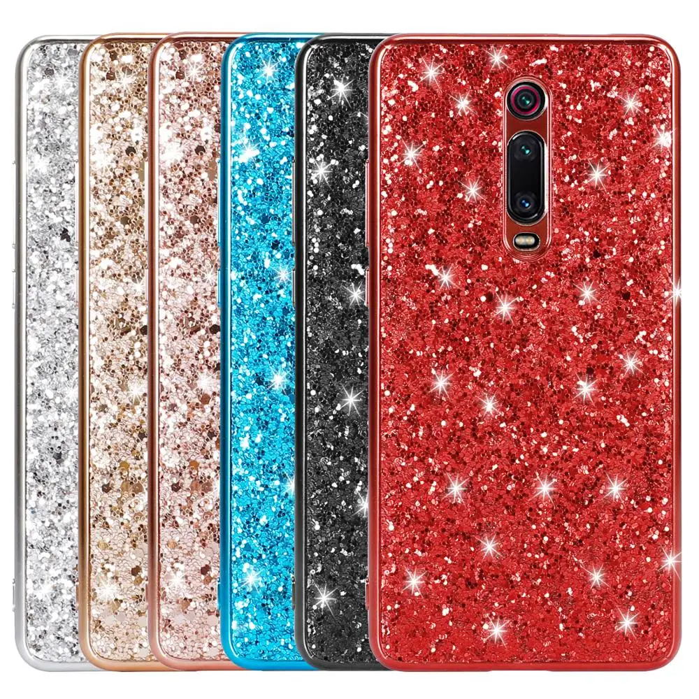 

Case for Xiaomi Mi 9T Mi 9T Pro Redmi K20 Pro Case for Redmi K20 20pro Case Bling Glitter Sequins Cover