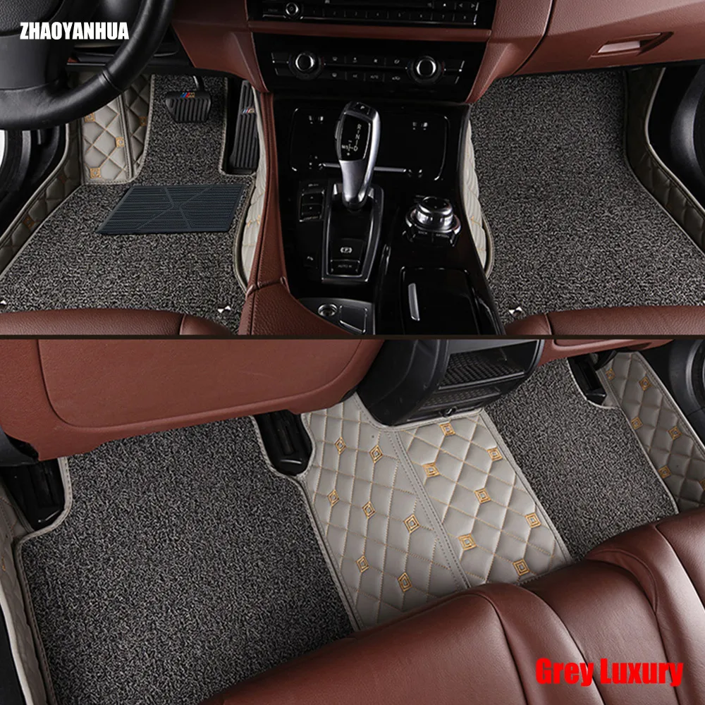 

ZHAOYANHUA car floor mats for Kia Optima K5 5D full cover foot case anti slip heavy duty car-styling carpet rugs liners (2011-no