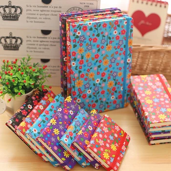 

Diary Notebook School paper 80 sheets Notepad Note book Creative Flowers Cover Office School Supplies gift