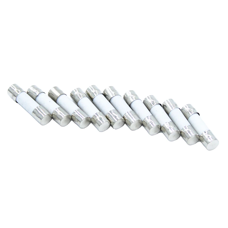 

10Pcs 5*20mm Fast blow Ceramic Fuse 5x20mm 250V 0.1A 0.25A 0.5A 1A 1.5A 2A 2.5A 3A 3.15A 4A 5A 6A 6.3A 8A 10A 15A 16A 20A 25A30A