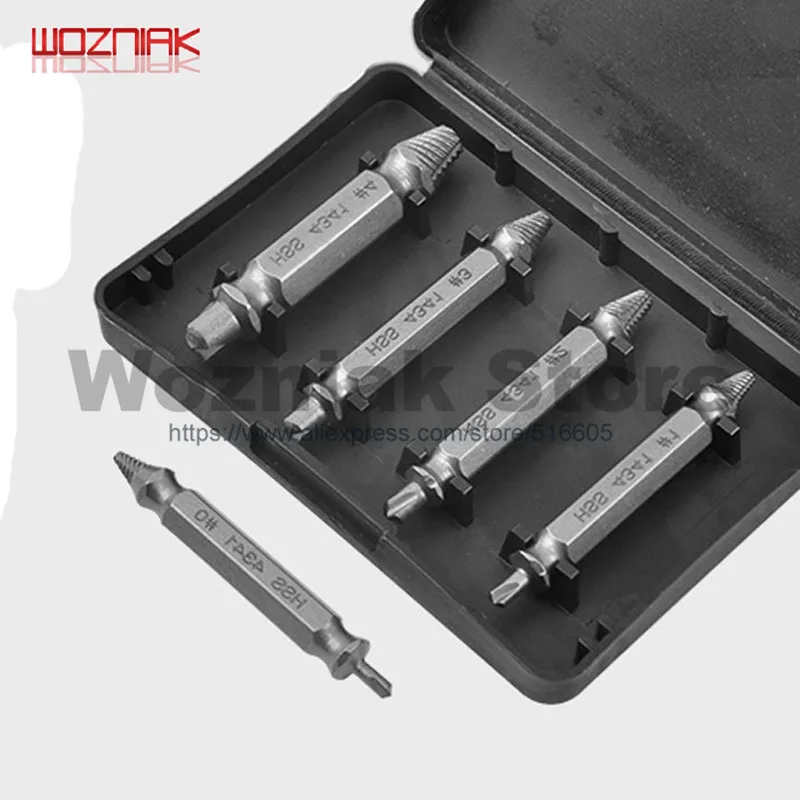 Wozniak Broken screw extractor Screwdriver with double head broken wire for screwdriver Remove 2mm-12mm screws set | Инструменты