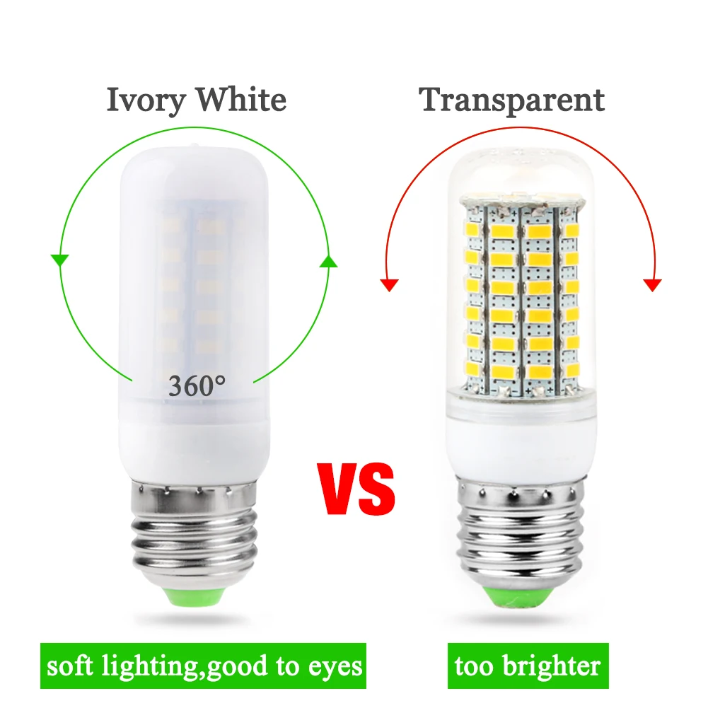 Bombillas corn Bulb E27 SMD 5730 lamparas LED Light G9 GU10 B22 E14 Lampada LED Lamp E27 220V 110V Ampoule Candle Luz MILKY Bombillas corn Bulb E27 SMD 5730 lamparas LED Light G9 GU10 B22 E14 Lampada LED Lamp E27 220V 110V Ampoule Candle Luz MILKY