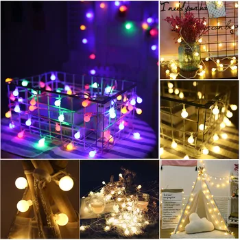 

String Lights 10M 80LED Creative Decorative Light Household Holiday Room Battery Outdoor Light For Home Garden Decorations