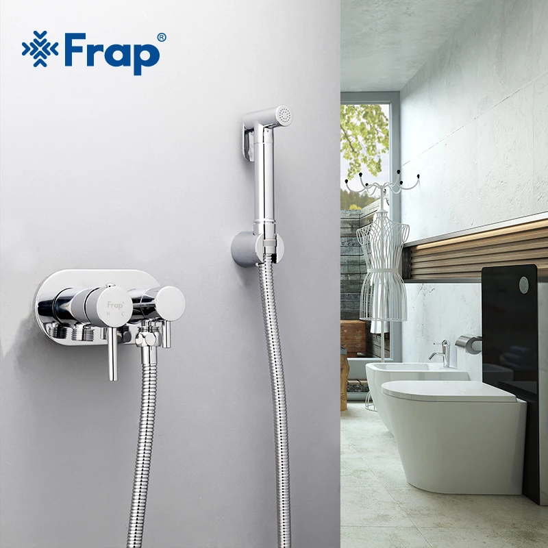Frap Bidets Hygiënische Douche Wandmontage Badkamer Bidet Mixer Warm en