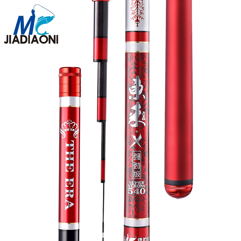 

JIADIAONI Outdoor Taiwan Fishing Rod 60T Carbon Superhard 3.6m-7.2m Long Carp Telescopic Fishing Pole Rods Fishing Tackle JDN090