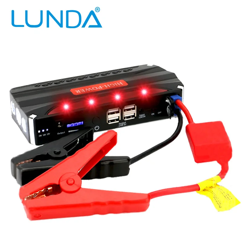 Prix pour LUNDA 600A Pic Portable Démarreur Voiture De Saut Booster 4USB Batterie Puissance Banque Chargeur 12 V EPS Démarrage D'urgence Batterie Source Prix pour LUNDA 600A Pic Portable Démarreur Voiture De Saut Booster 4USB Batterie Puissance Banque Chargeur 12 V EPS Démarrage D'urgence Batterie Source