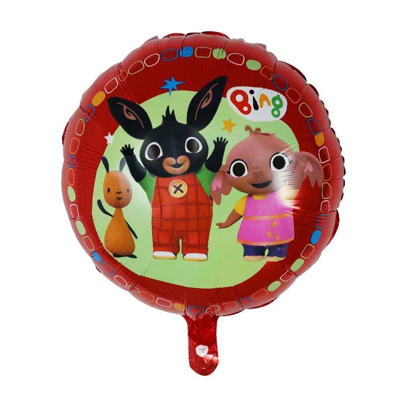 14 шт. 86*60 см Bing Банни фольгированные шары мультфильм кролик шары 30 дюймов номер ребенок 1 2 3 4 5th День Рождения декорации Globos игрушки
