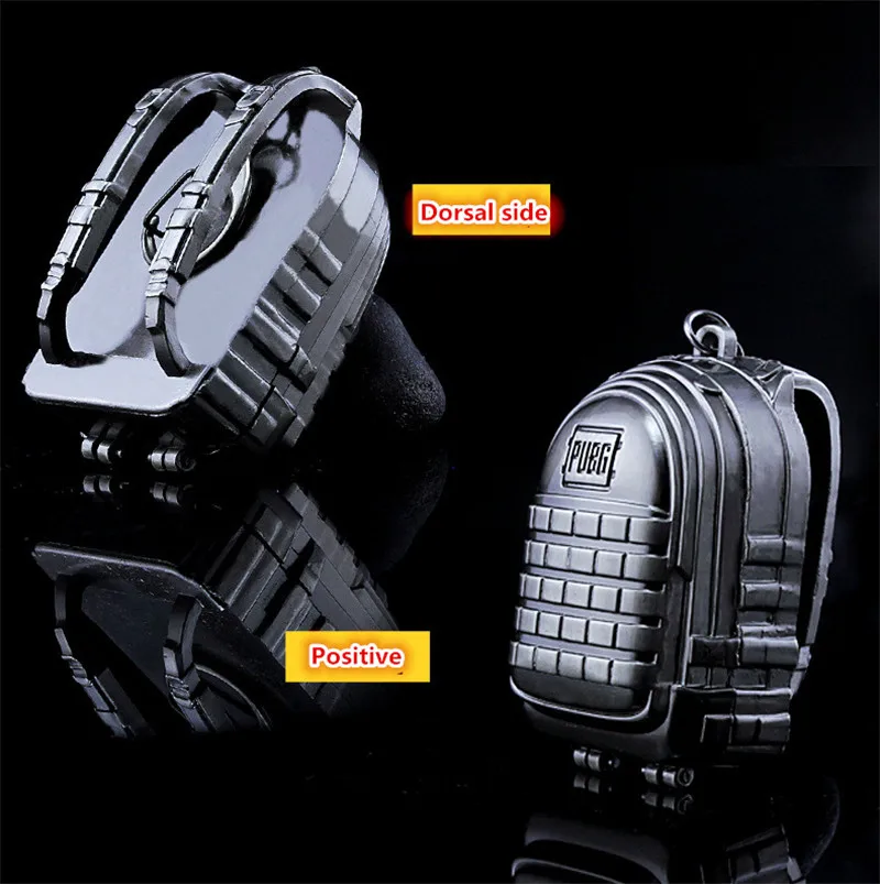  STG Game Playerunknowns Battlegrounds Level 3 backpack Model zinc alloy Pendant Necklace PUBG Logo 