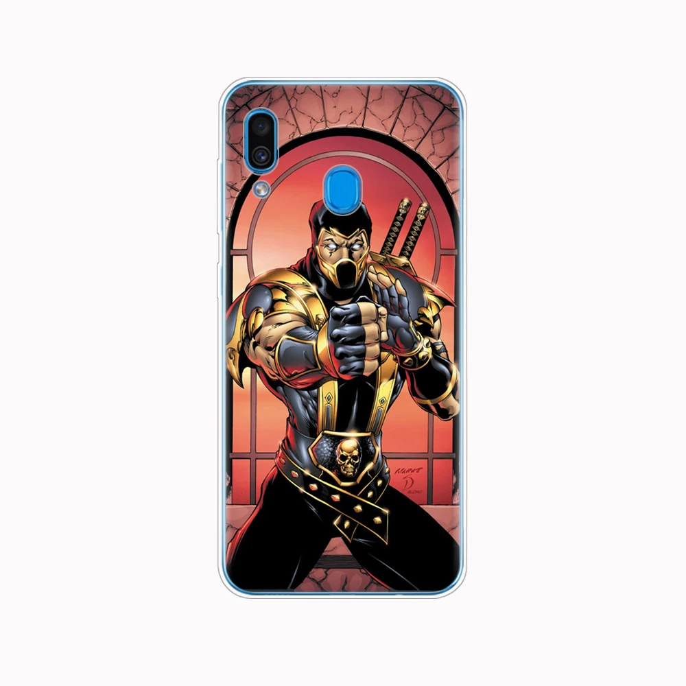 Чехол для Samsung A50 чехол Galaxy A60 A10 A30 A40 A70 A 50 2019 A9 A7 2018 Scorpion Zero Sub Mortal Kombat|Бамперы| |