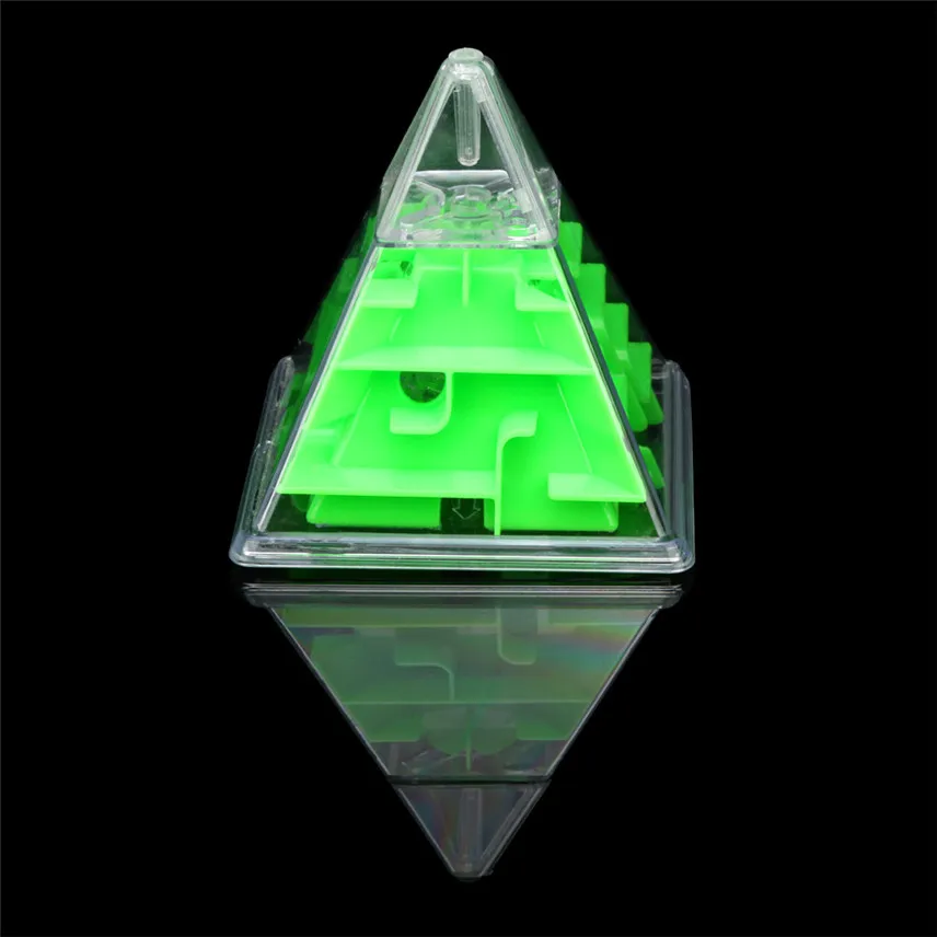 Высокое качество 3D головоломка Лабиринт игрушка ручная игра Лабиринт Пирамида Игра Головоломка Непоседа игрушки подарки juguete Z