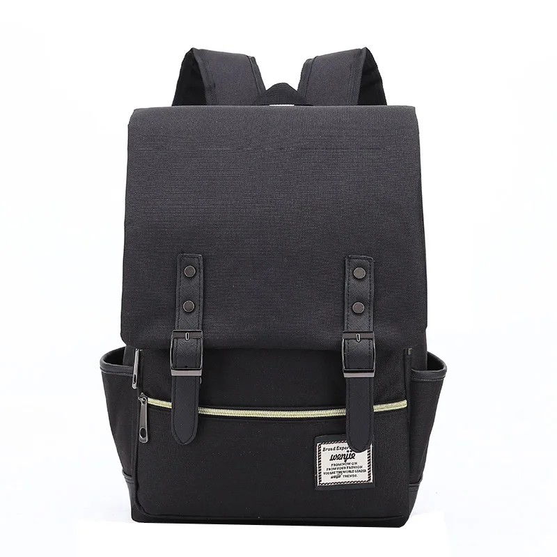 

Fashion Vintage Laptop Backpack Women Canvas Bags Men Oxford casual simple Backpacks Retro Casual Bag School Bags For Teenager