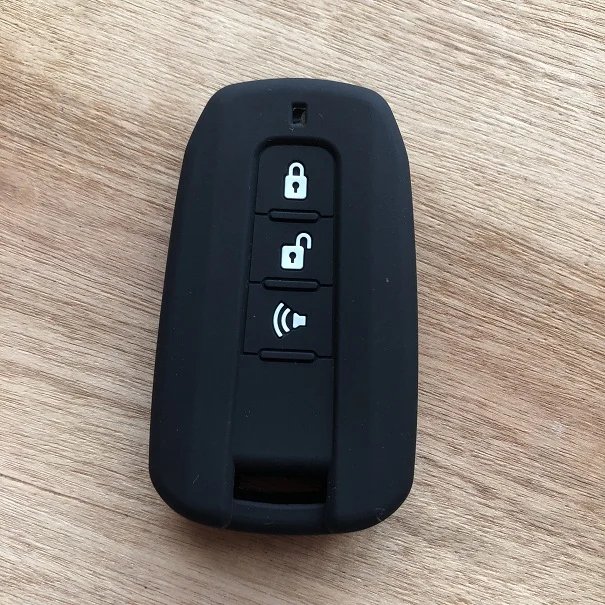 3 buttons black 3/4 кнопки умный Брелок дистанционного управления силиконовый чехол Стайлинг держатель входа для SsangYong tivolan Actyon Kyron Rexton Korando Rodius Key - Название цвета: 3 buttons black
