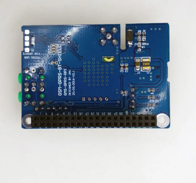 Free Ship Global availability 5V Power supply 4 frequency SIM800C for Raspberry Pi SIM800C-GSM-GPRS module development board