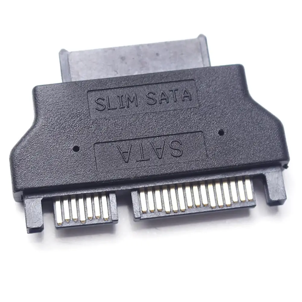 SATA адаптер Serial ATA 7 + 15 22pin Male To Slim 7 + 6 13pin Female адаптер для настольного ноутбука HDD cCD-ROM жесткий диск