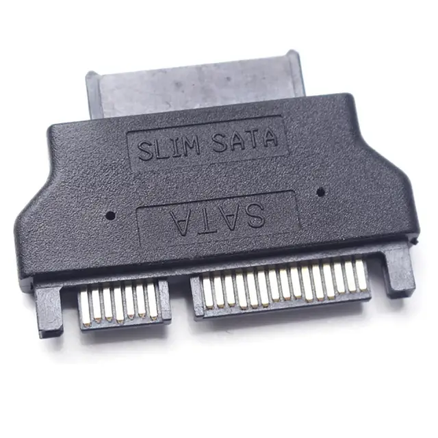SATA Adapter Serial ATA 7+15 22pin Male To Slim 7+6 13pin Female