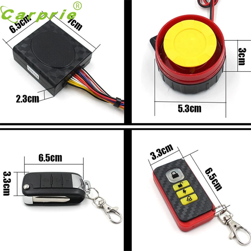 CARPRIE супер Прямая поставка велосипед мотоцикл охранной сигнализации системы иммобилайзер двигатель дистанционного управления Feb 4