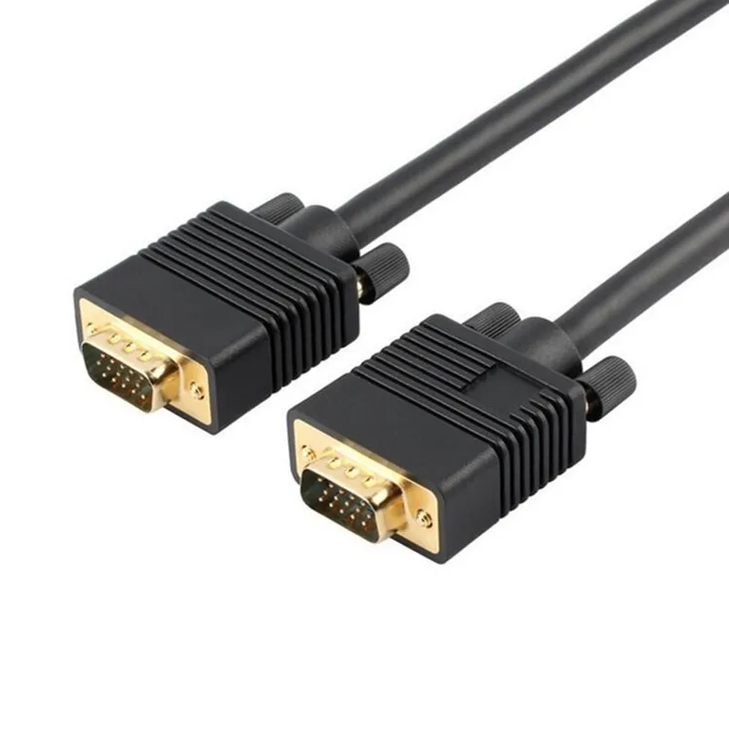 

VGA cable VGA3+9 male to male cable 1.5m 3m 5m cable for pc & monitor & projector black color