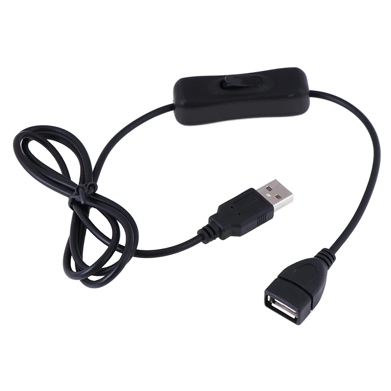 USB кабель мужской и женский переключатель ВКЛ ВЫКЛ тумблер Светодиодная лампа