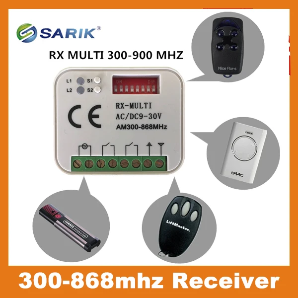 

Nice flor-s, BFT, FAAC DOORHAN Hormann beninca Sommer and Ditec Garage door remote controller