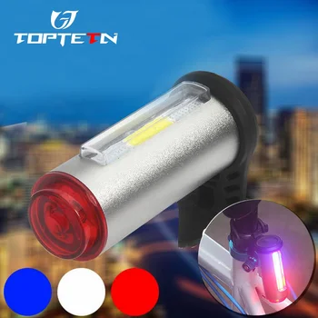 

TOPTOTN Bicycle Taillight Bike Seatpost LED Lights Waterproof Safety Warning MTB Bicycle Rear Light