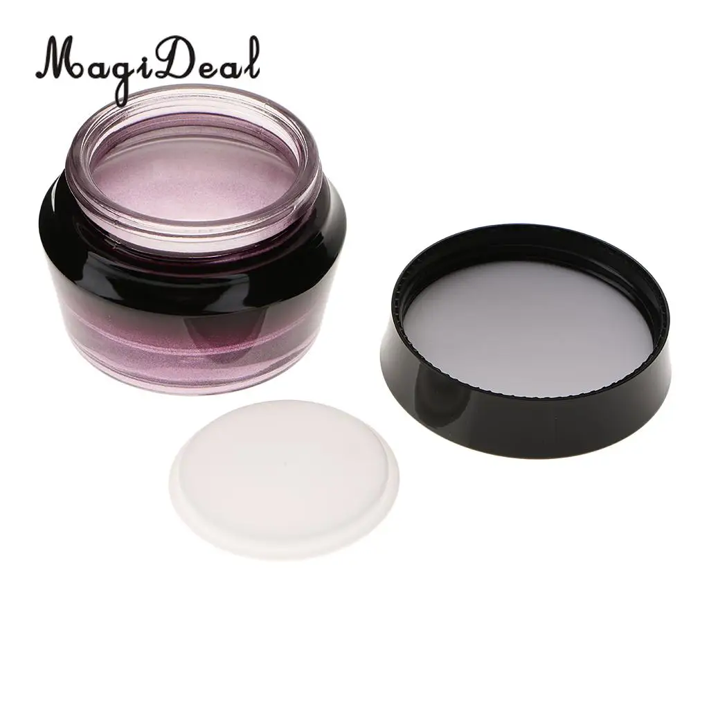 2x Empty Glass Makeup Cream Jar Pot Lotion Bottle Cosmetic Refill Container 30ml with 50ml