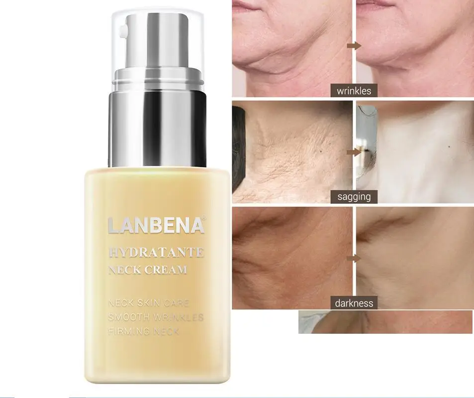 

45g LANBENA Neck Cream Anti Wrinkle Firming Skin Neck Care Lifting Whitening Moisturizing Anti Aging Ageless Women Skincare