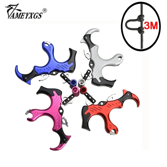  US $84.28 Archery Finger Compound Release Adjustable Caliper Trigger Protect Finger 