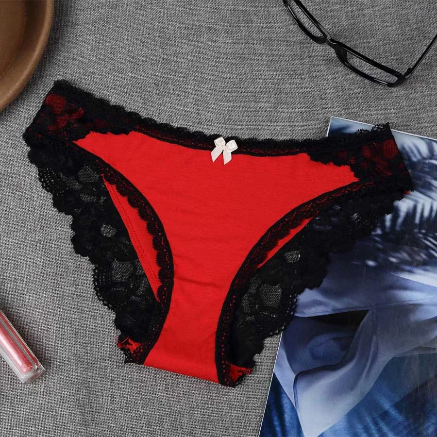 4 pcs New Brand Woman Cotton Cute Panties Vs Love Pink Women Briefs Sexy Lace for Girls Calcinhas Underwear Lingerie Intimates (4)