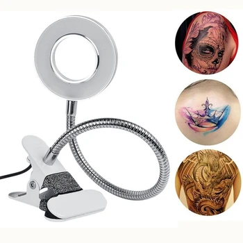 

USB With Clamp Cold Light Tattoo LED Lamp Permanent Makeup Equipment For Microblading Eyebrow/Eyeliner/Lip Tattoo Tools