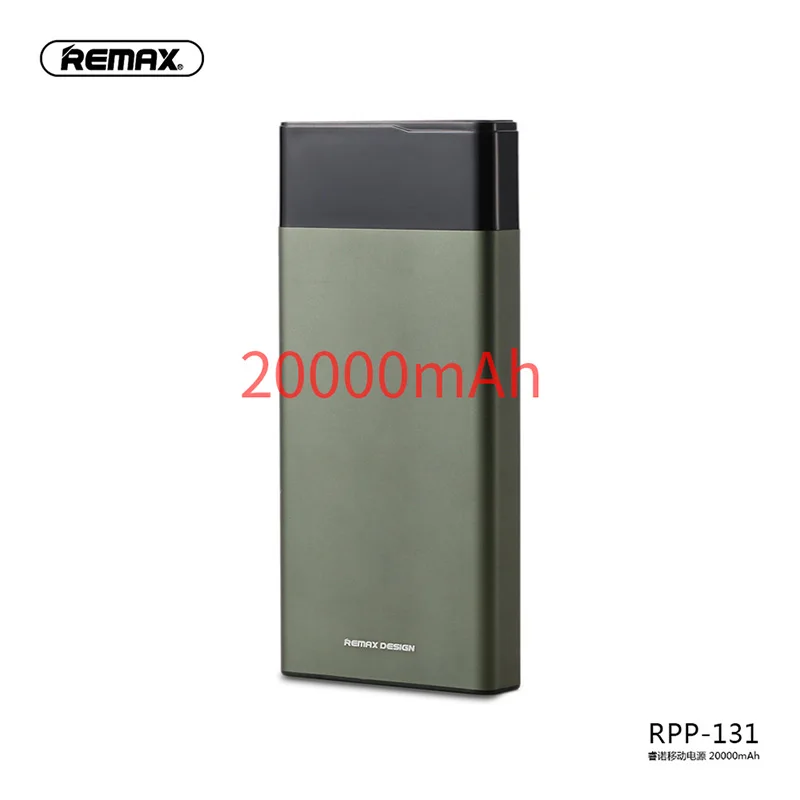 Внешний аккумулятор 20000 мАч светодиодный цифровой дисплей двойной USB внешний аккумулятор 10000 мАч для xiaomi MI9 huawei bateria portatil - Цвет: 20000mah Green